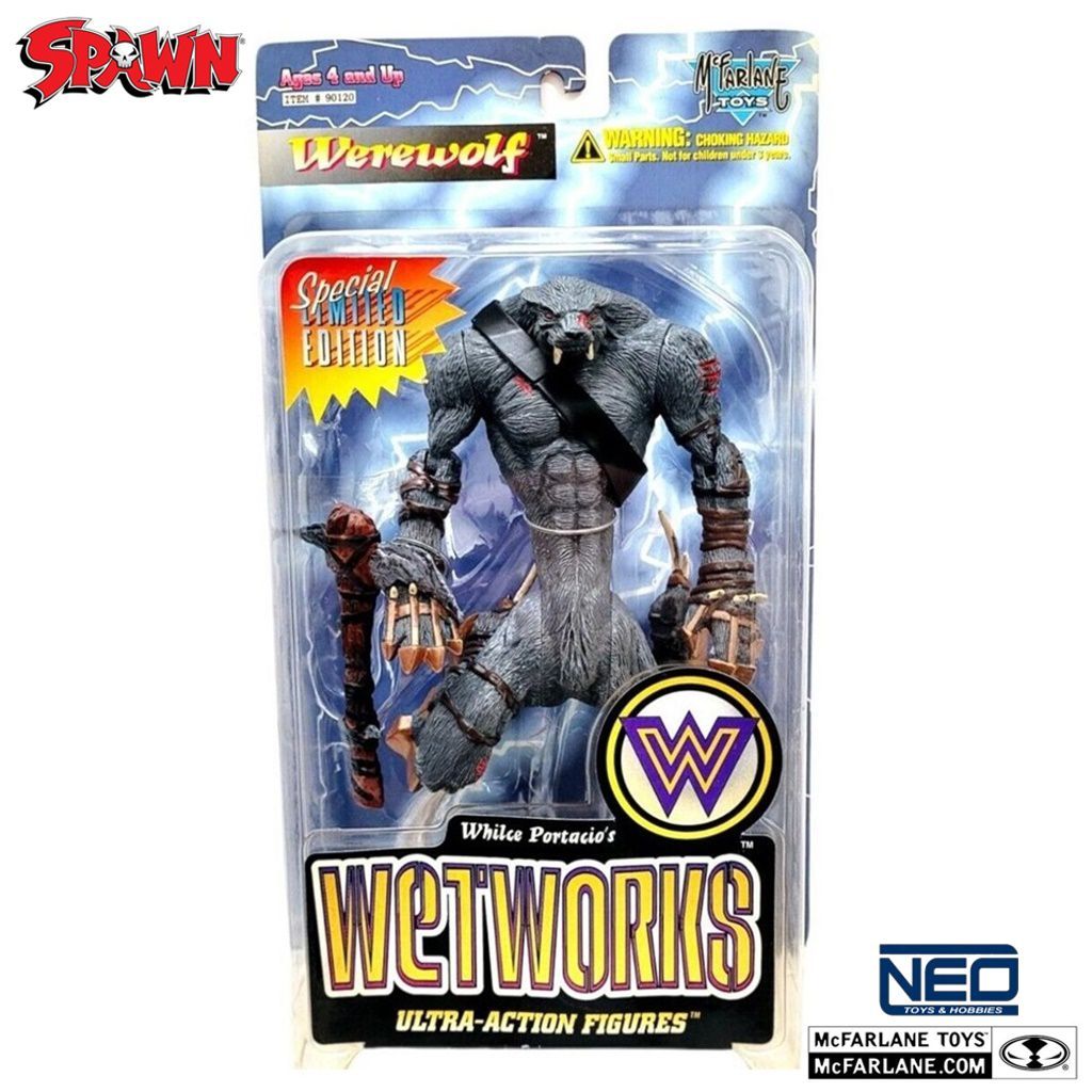 SPAWN Special Limited Edition "Werewolf" Ultra-Action Figure 1996 (Blue Ver.)