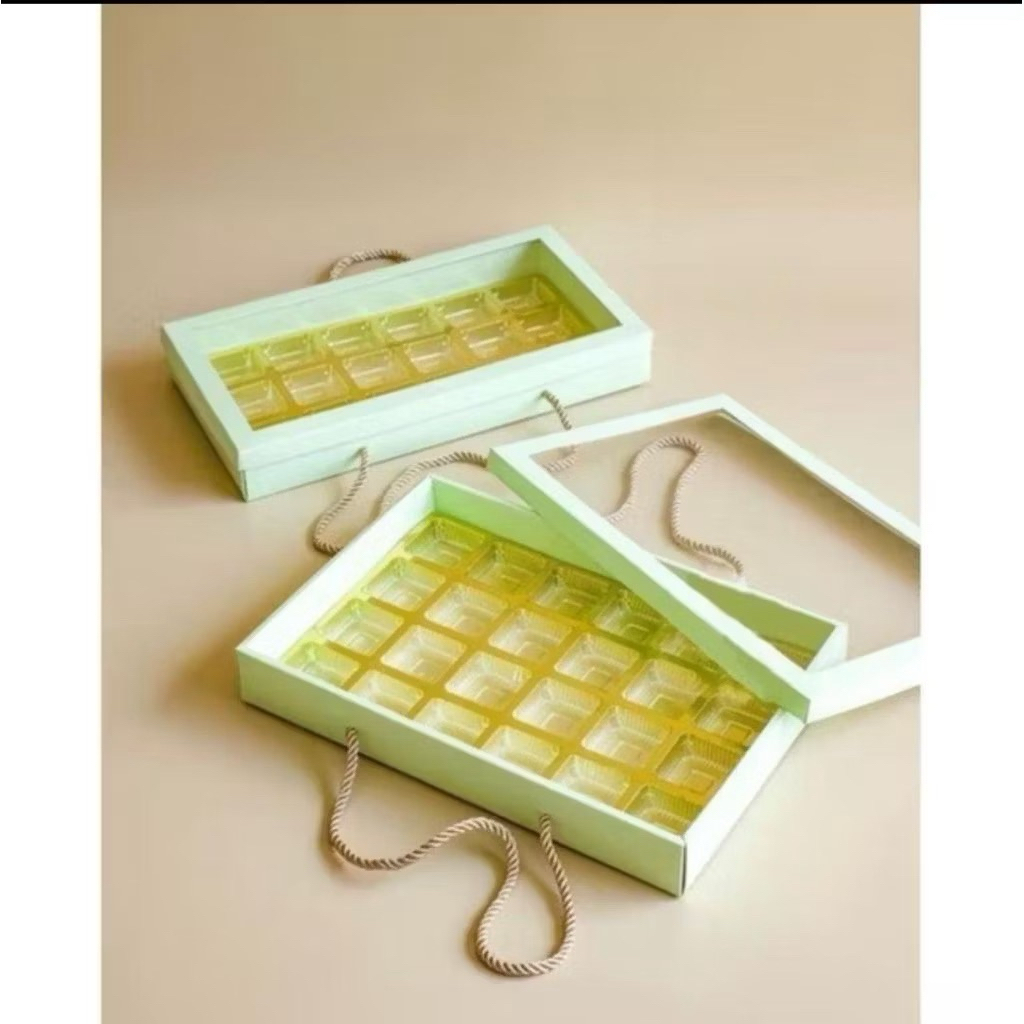 Box Nastar Set Include Sekat Kotak Nastar Sekat 18 Dan 24