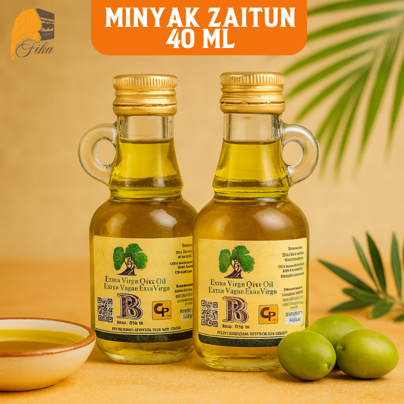

Extra Virgin Olive Oil 100% Minyak Zaitun 40ml Oleh Oleh Haji dan Umroh