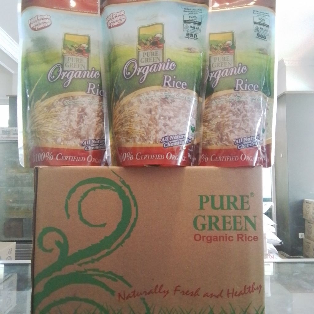 

Pure Green Organic Rice Kombinasi Beras Organik 1kg