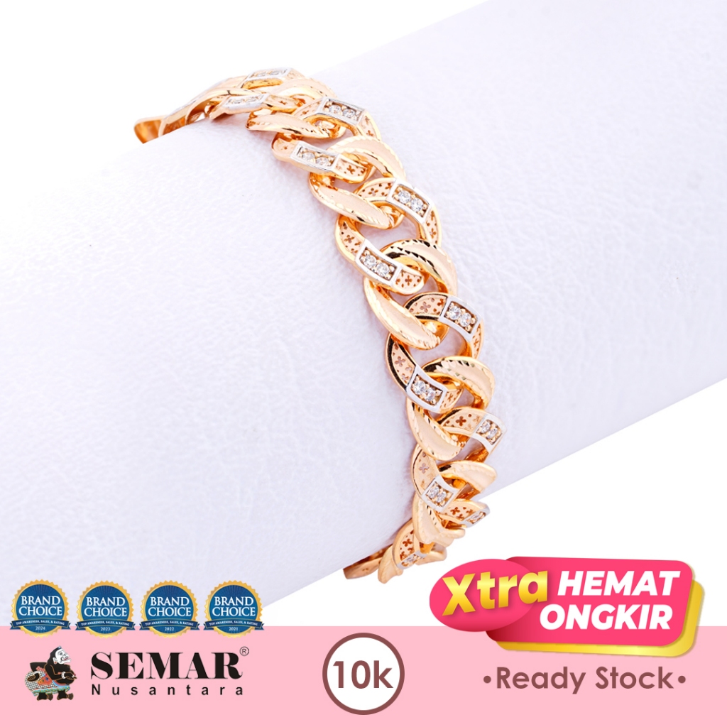 Gelang Emas Rantai Ivanna Gold 10K Semar Nusantara