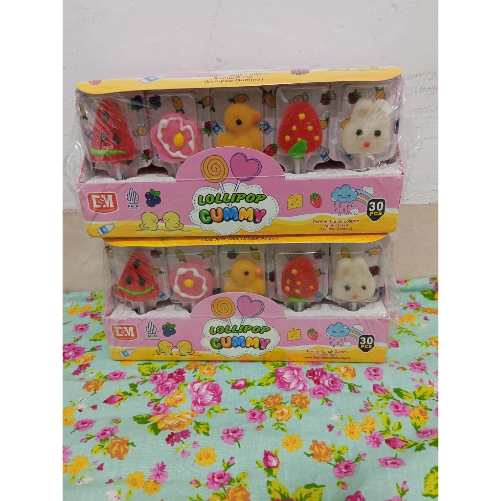 

DSM Lollipop gummy isi 30 pcs