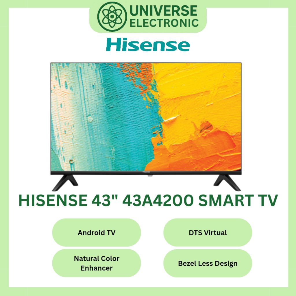 HISENSE 43A4200 FULL HD ANDROID TV 43 Inch