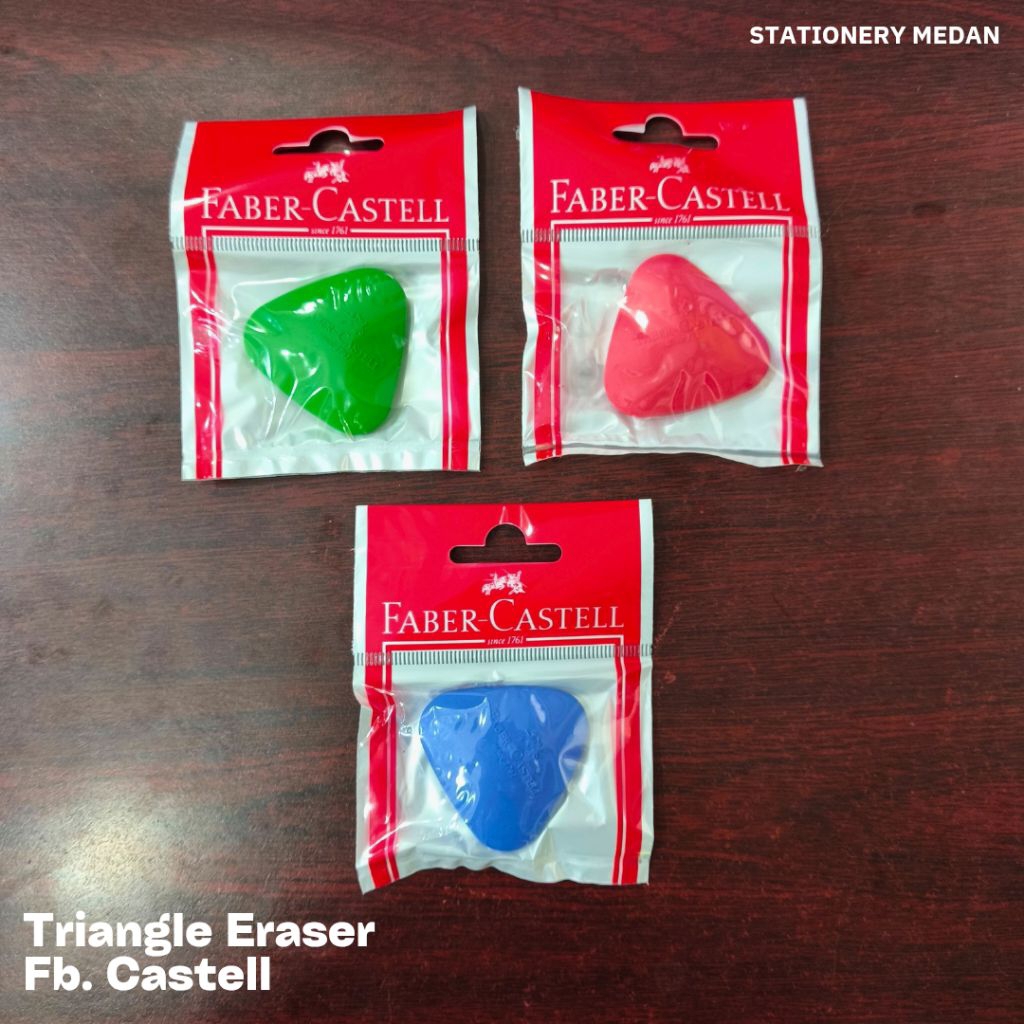 

Penghapus Crayon Faber Castell / Penghapus Pensil Warna Faber Castell - Triangle