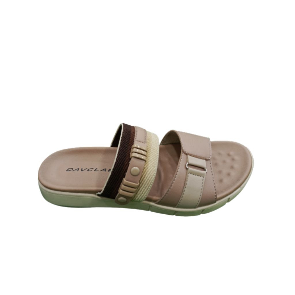 sandal wanita DAVCLAR LITA 1501 CREAM