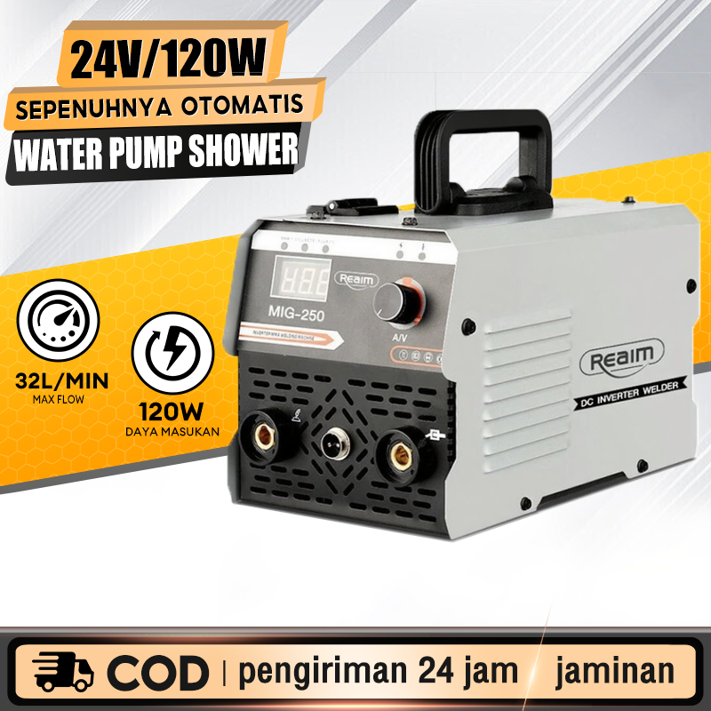 REAIM alat las Mesin Las Inverter Portable 120A 600 watt Mesin las Mesin trafo las welding Satu set 