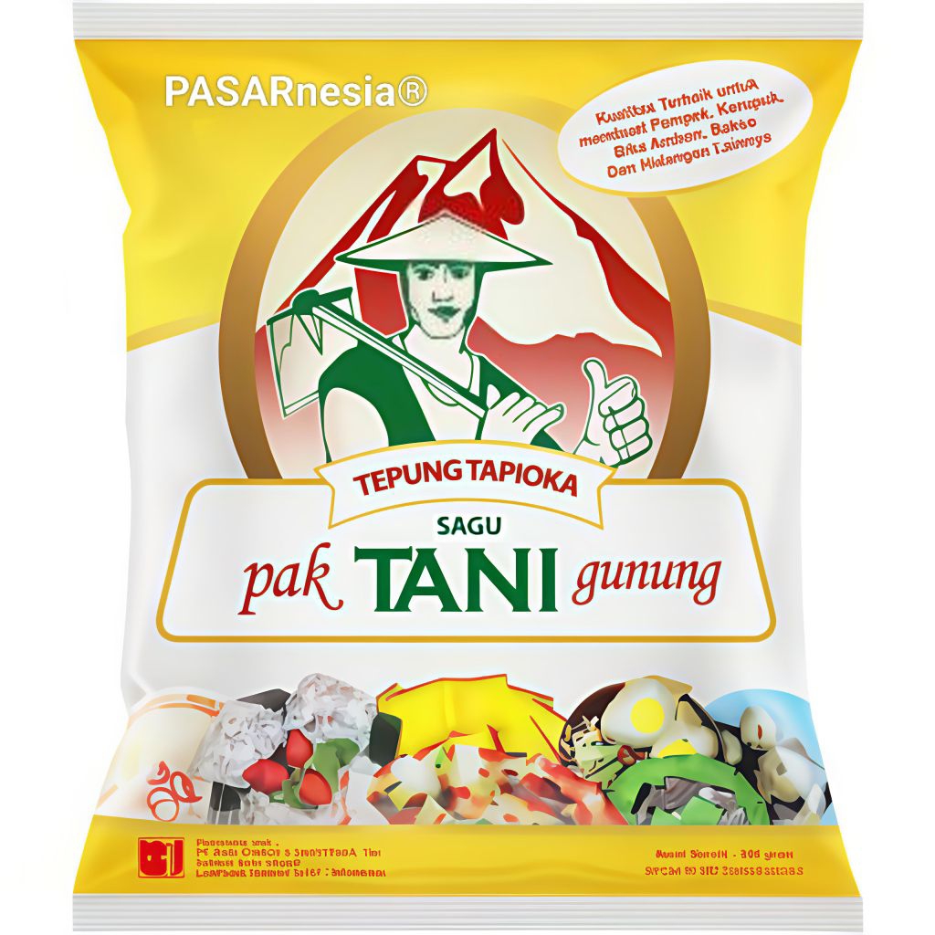 

TEPUNG TAPIOKA CAP PAK TANI 500GR