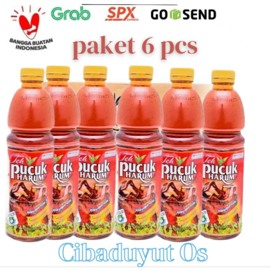 

[ PAKET ISI 6 ] TEH PUCUK HARUM 350 ML MINUMAN TEH BOTOL INSTAN