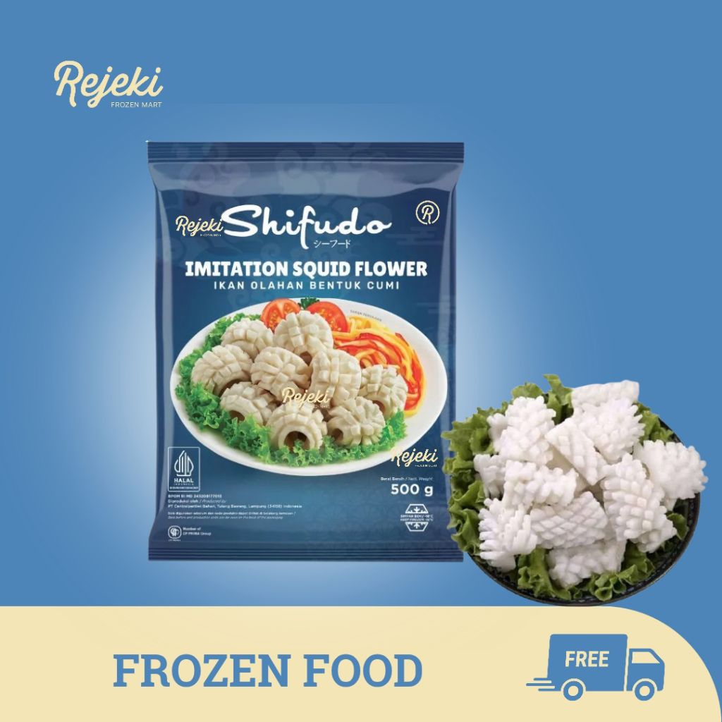 

Shifudo Kembang Cumi 500gr - Rejeki Frozen Mart