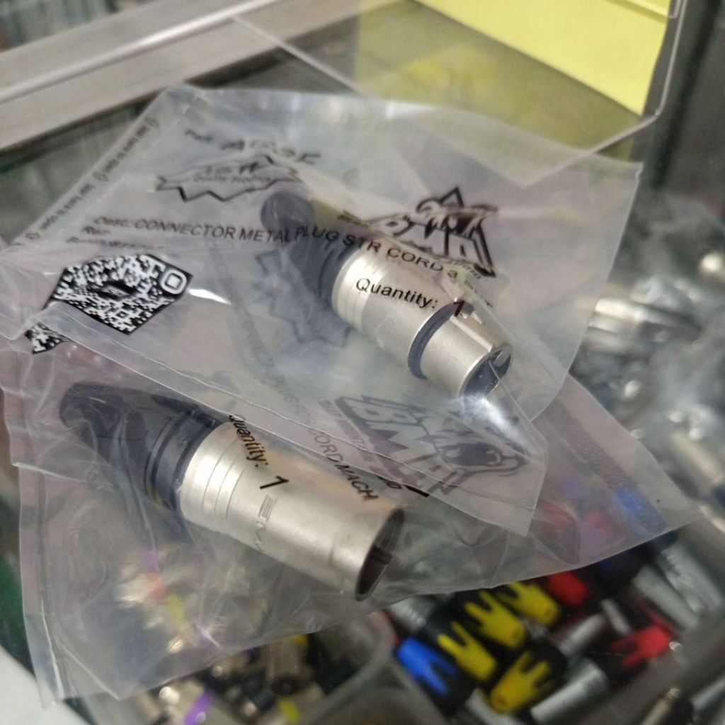 JACK CANON FEMALE MALE BMA JACK XLR FEMALE BMA ORIGINAL BMA 100 PERSEN JEK CANON BMA JEK XLR BMA JAC