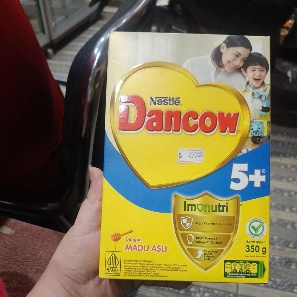 

Dancow 5+ madu 350gr (exp nov 2025)
