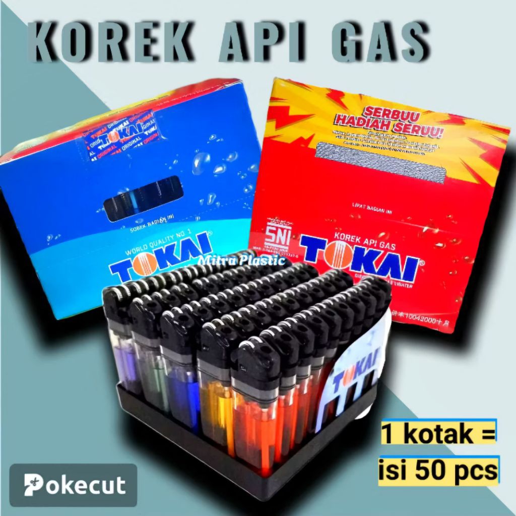 Korek Api Gas Tokai Original 50 Pcs