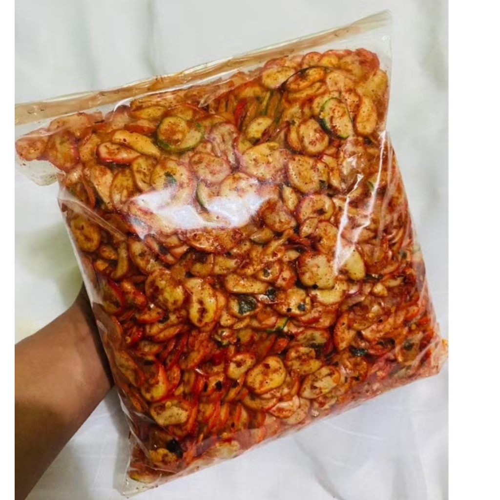 

Seblak Krupuk Bantet Krupuk Bawang Pedas Daun Jeruk 1kg