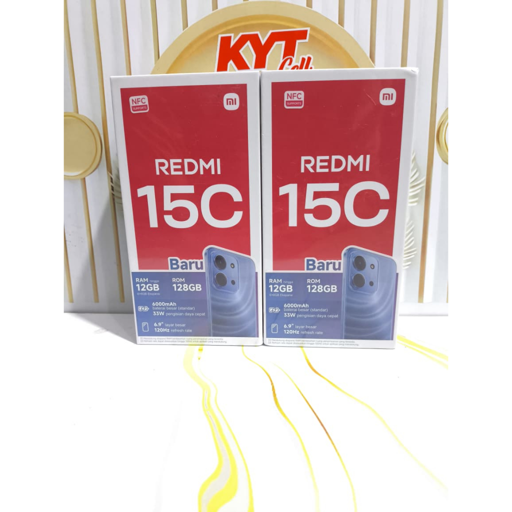 REDMI 15C RAM 8/256 GARANSI RESMI
