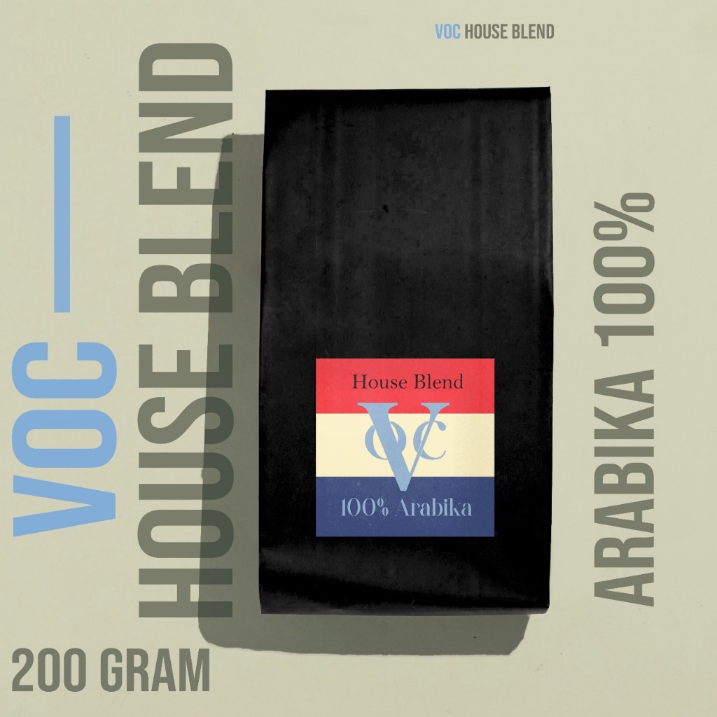 

VOC House Blend Arabika Robusta – House Blend 200gr | 100% Arabika | Pahit Sejarah, Manisnya Kemerdekaan dalam Kopi