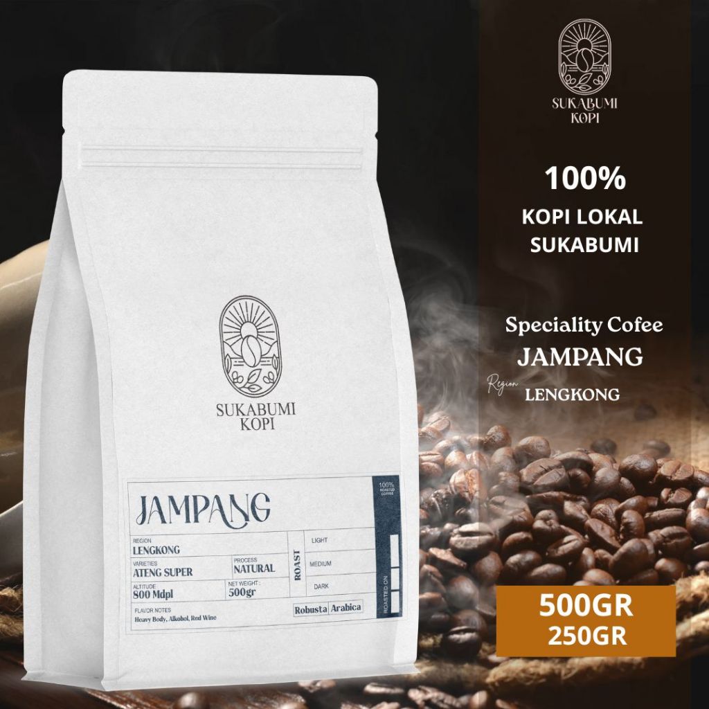 

KOPI SUKABUMI - Jampang Speciality Kopi Arabica Grade 1 Roasted Beans