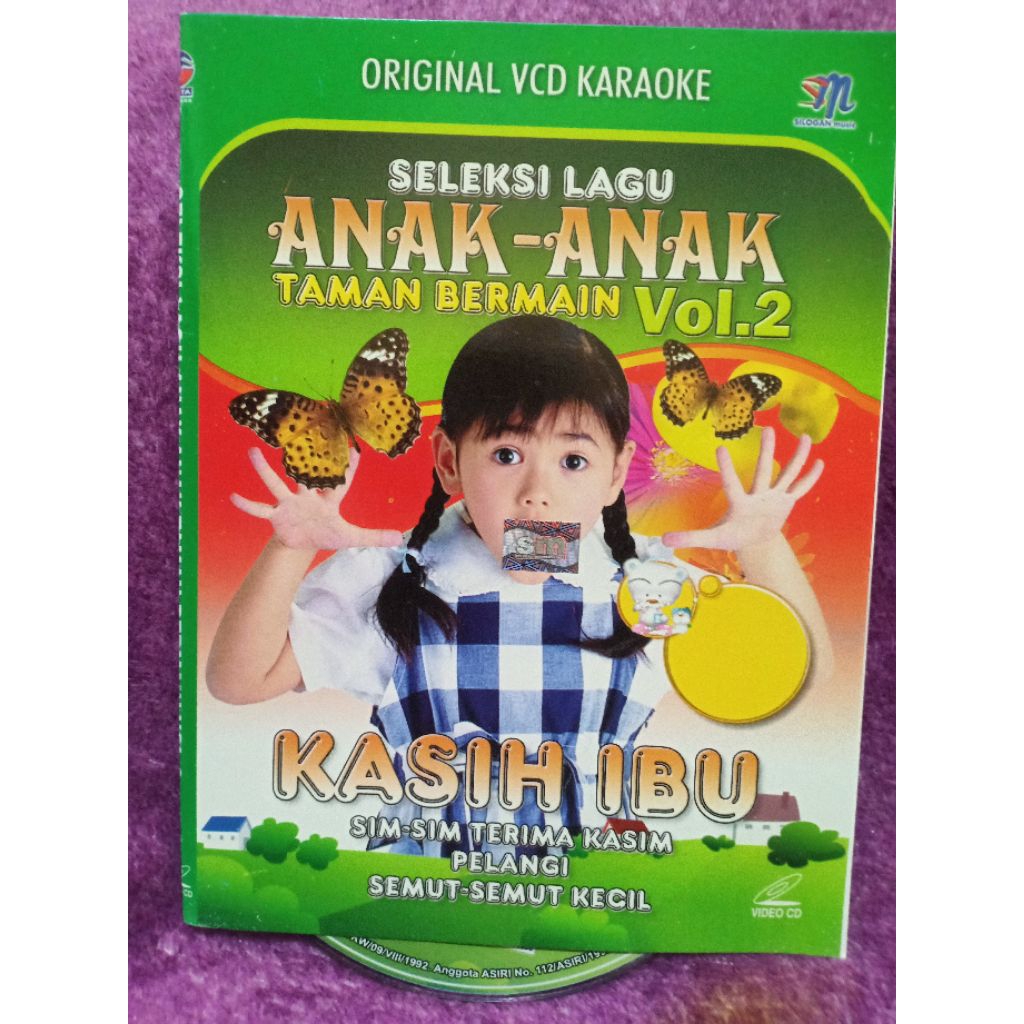 VCD SELEKSI LAGU ANAK-ANAK TAMAN BERMAIN VOL 2