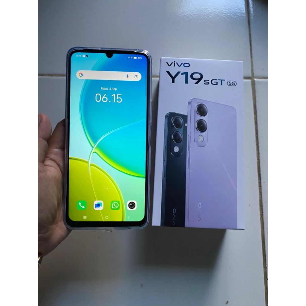 VIVO Y19sGT ( 5G ) RAM 6GB ROM 128GB ( BARU )
