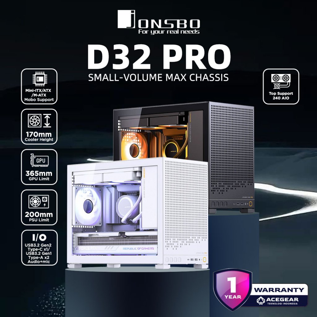 JONSBO D32 PRO (M-ATX Sff PC Case)