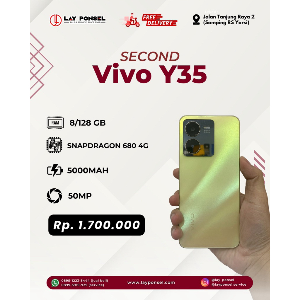 Vivo Y35 8/128 GB Second