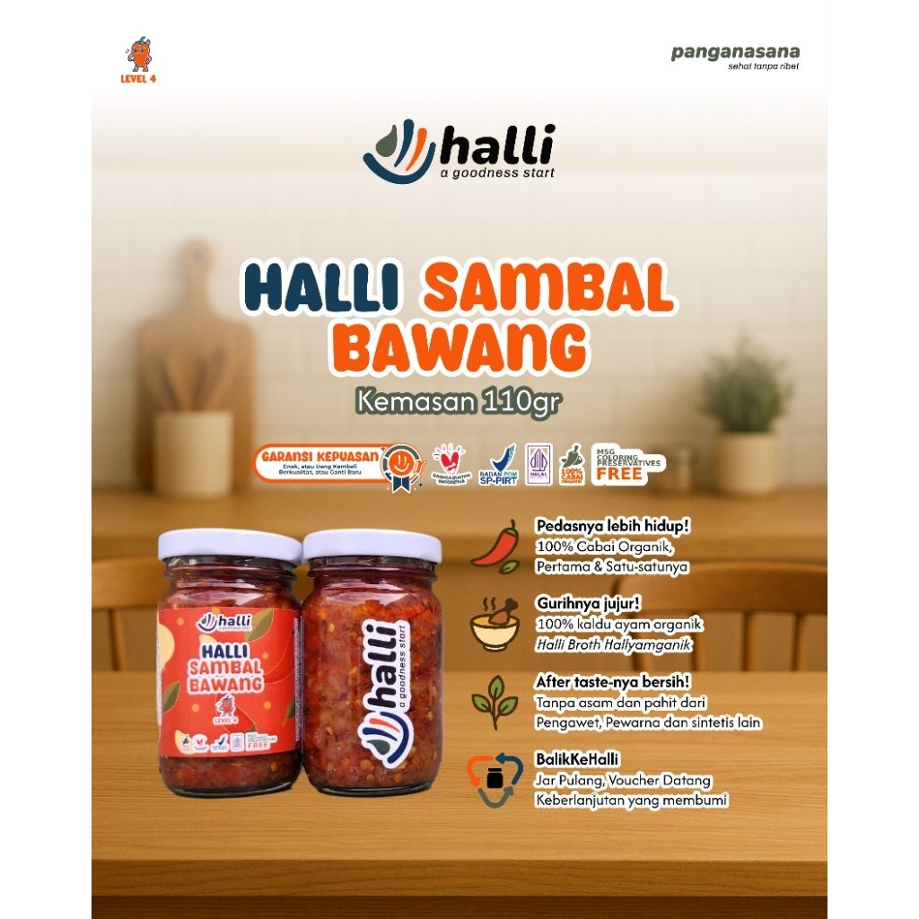 

Halli Sambal Bawang, Sambal. Teman Makan Sehar-hari, Buat Waktu Makan Lebih Berkesan.