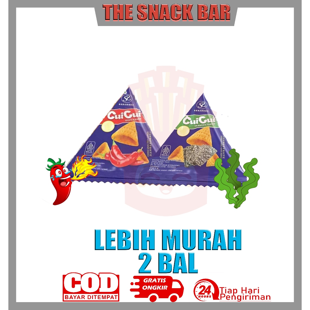 

Cemilan Mini Ciuciu Rumput Luat Cabe 1 Ball 30pcs 100% Halal
