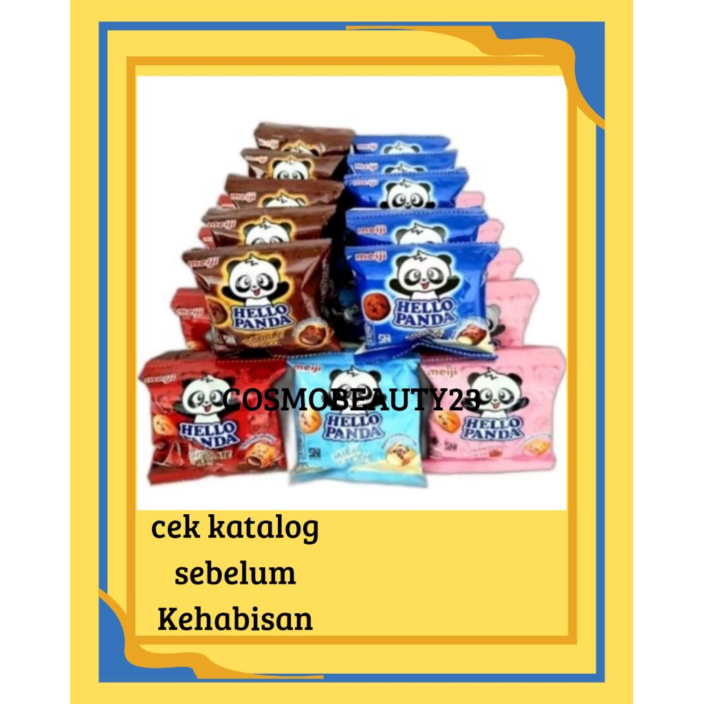 

BISKUIT SNACK HELLO PANDA ISI 10 PCS