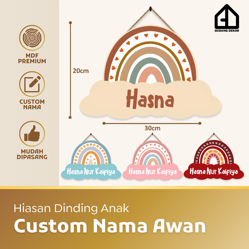 Gudang Dekor Rumah - Hiasan Dinding Kamar | Hiasan Kamar Dekorasi Dinding Kamar Anak