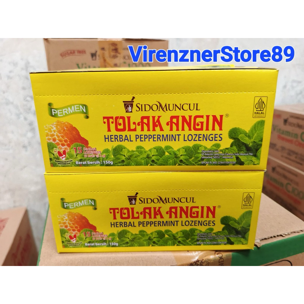 

Sido Muncul Permen Tolak Angin 1 dus (15 Sachet) 100% ORI & BPOM