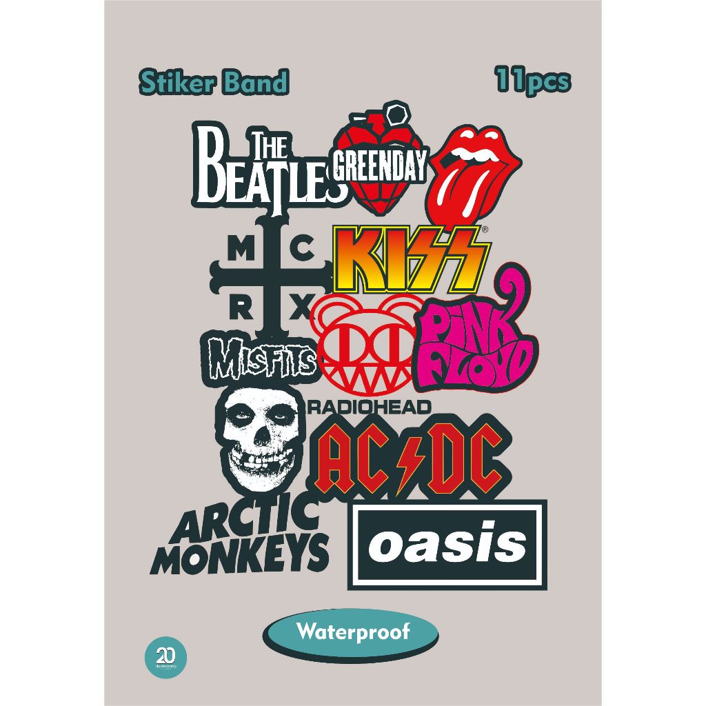 

Sticker Band A5 ( isi 11 pcs)