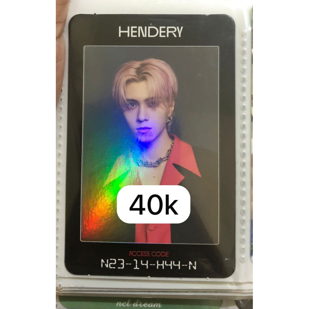HENDERY ACCESS CARD RESONANCE PT.2 NCT WAYV