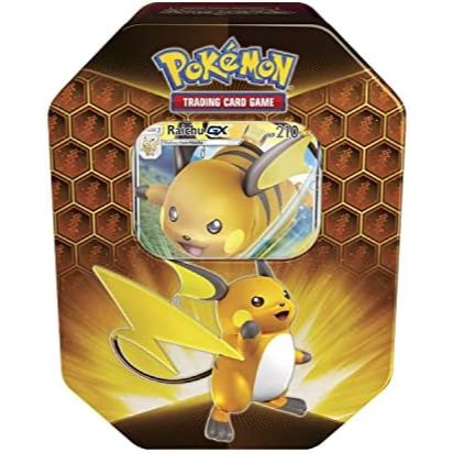 Pokemon TCG: Sun & Moon Hidden Fates - Raichu-GX Collector's Tin
