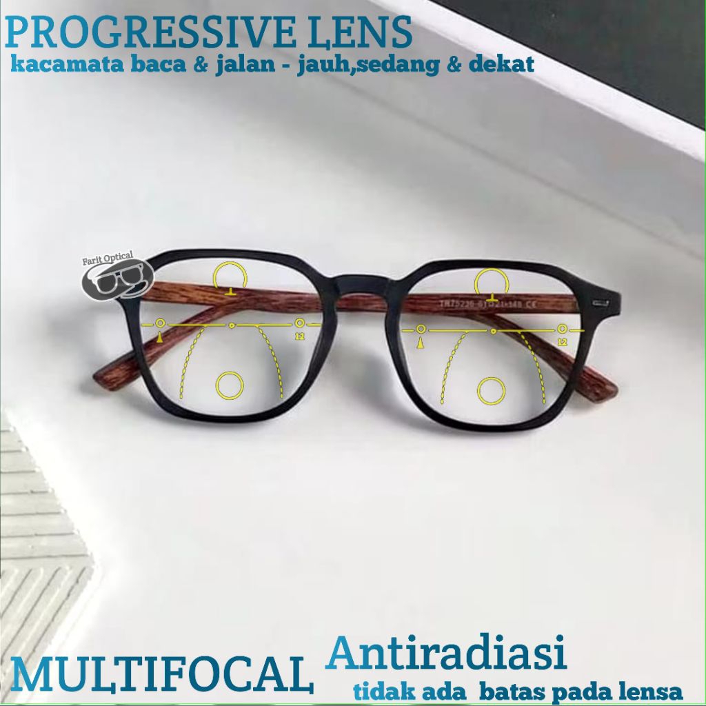 { COD } kacamata baca  progresif ANTIRADIASI / kacamata  75236 peria dan wanita / kacamata baca dan 