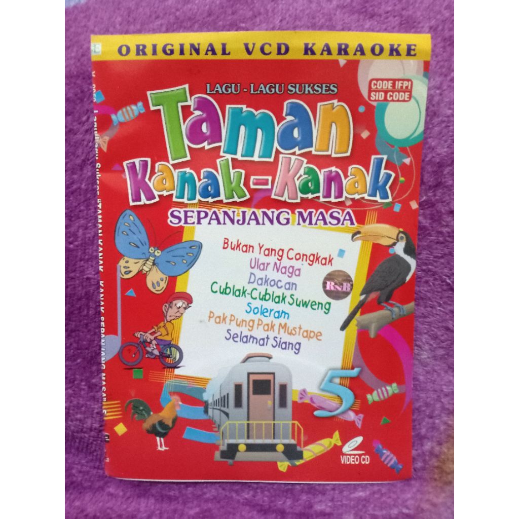 VCD LAGU TAMAN KANAK KANAK SEPANJANG MASA VOL 5