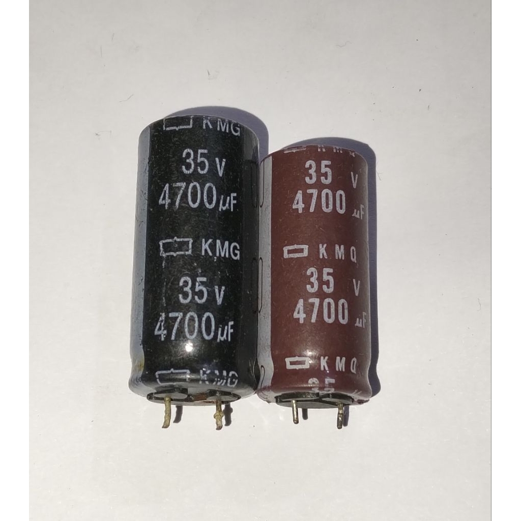 ELCO 35V 4700UF BEKAS COPOTAN