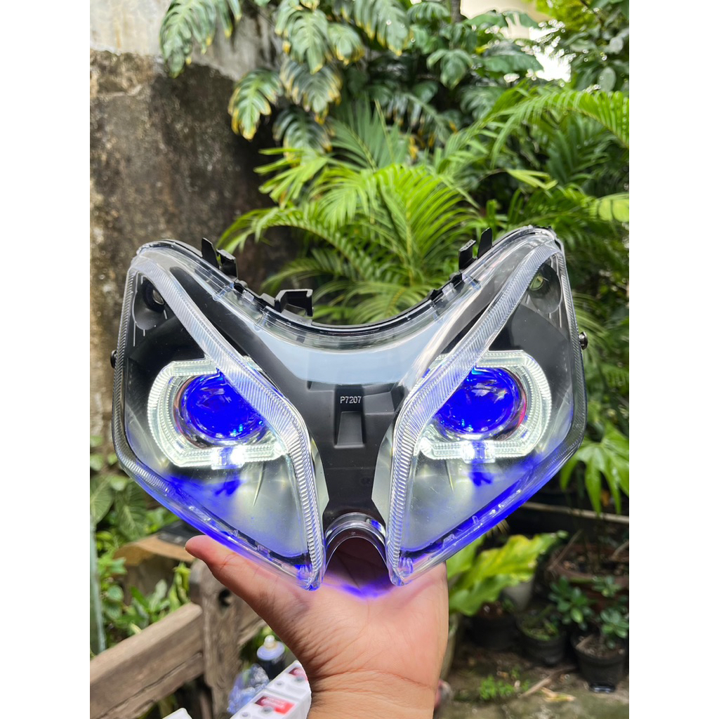 Reflektor vario lama karbu 110 set biled 3.5 in tinggal pasang saja