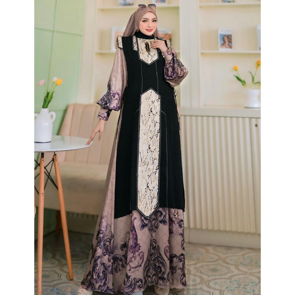 ISMARA series BY.  YODIZEIN EEVA SYARI INDONESIA / GAMIS SET HIJAB