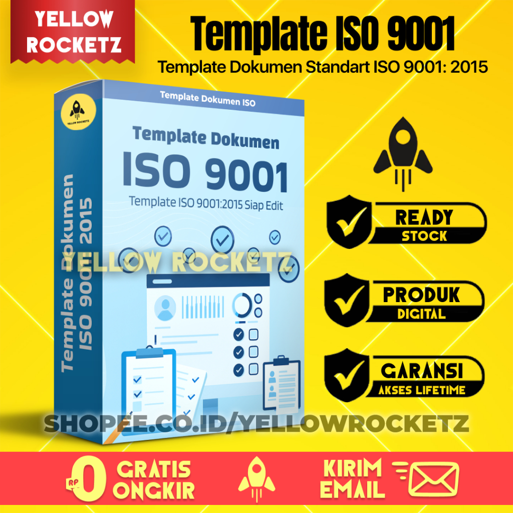 Template ISO 9001 – Solusi Praktis untuk Sistem Manajemen Mutu - Template Dokumen ISO 9001 2015