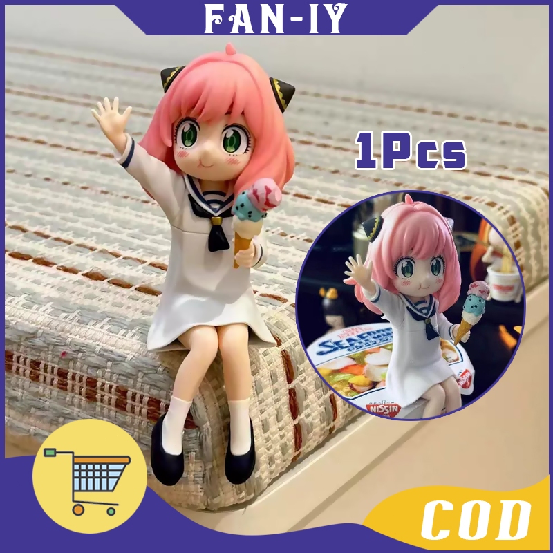 Figure Spy X Family Anya Yor Loid / Anime Pajangan / Figure Anya Spy X Family Vacation