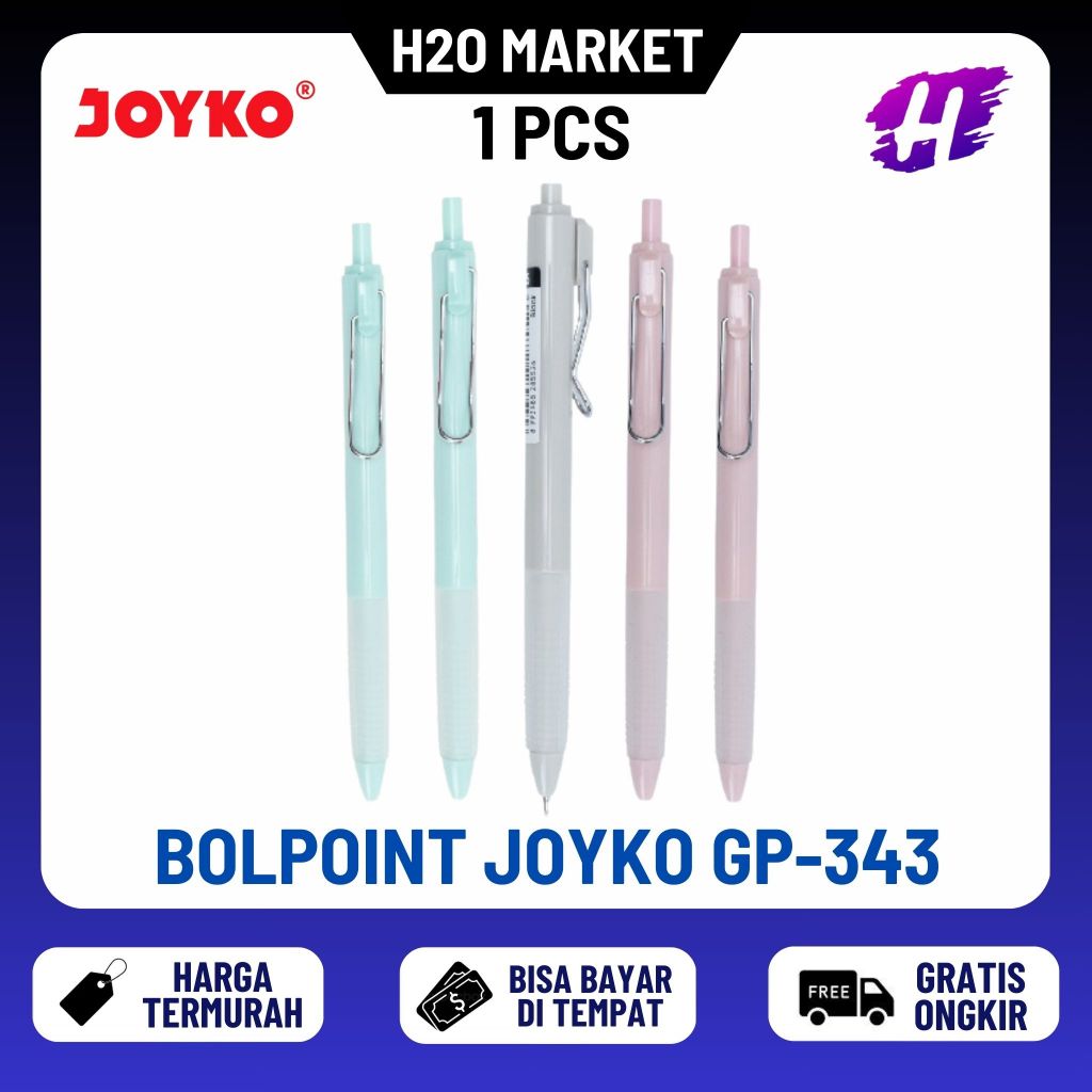 

❤️H2O❤️ Gel Pen Pulpen Pena Joyko GP-343 Pasuteru Gel 0.5 mm