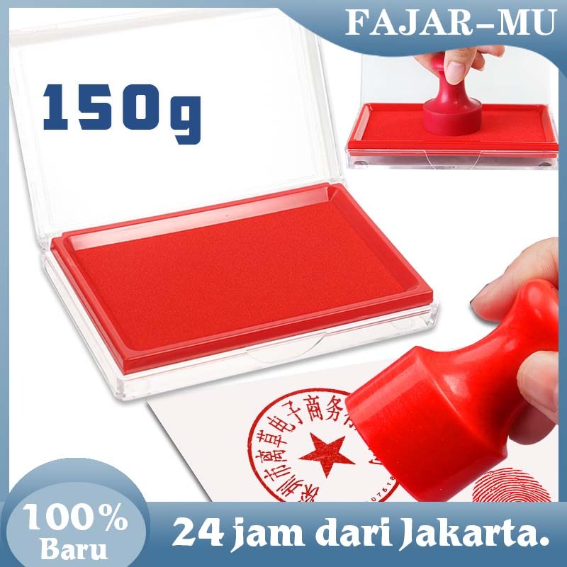 

Tinta Stempel Cepat Kering Merah / Bak Stempel Untuk Kantor Keuangan