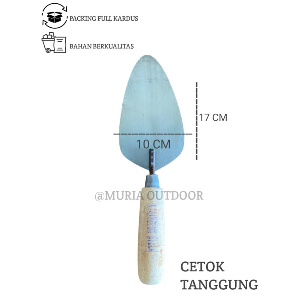 Cetok Stainless Cetok Galur Sendok Semen Asli