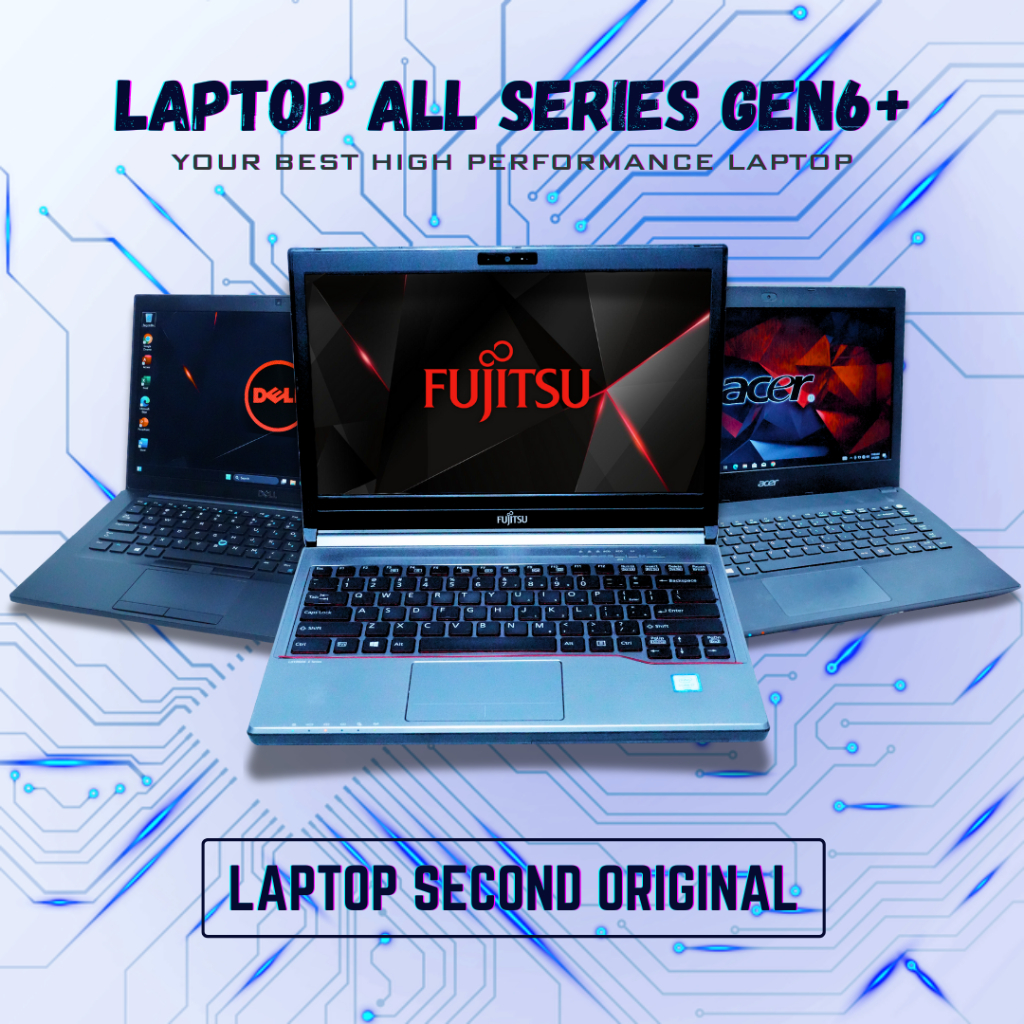Laptop All Series Gen 6 | Dell / Asus / Fujitsu / Acer | Core i7 / i5 / i3 | AMD Ryzen