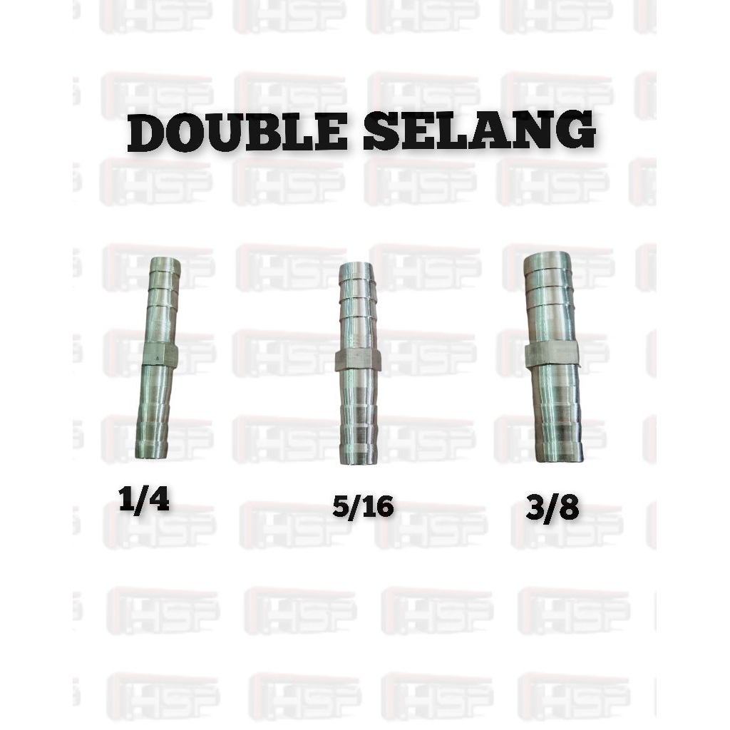 KUNINGAN DOBEL SELANG PENYAMBUNG SELANG