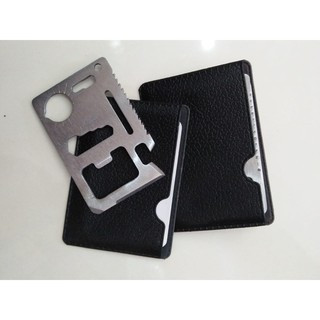 

Penggaris kartu multi tool / Penggaris Kartu Stainless Steel / penggaris kartu