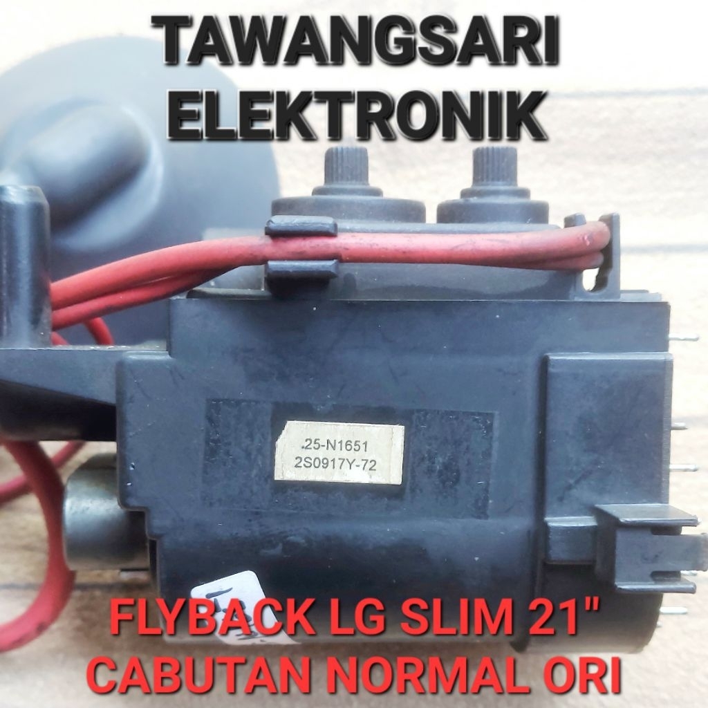 Flyback LG Slim 21" 25-N1651 Cabutan Ori Normal FBT lg 25-n1651