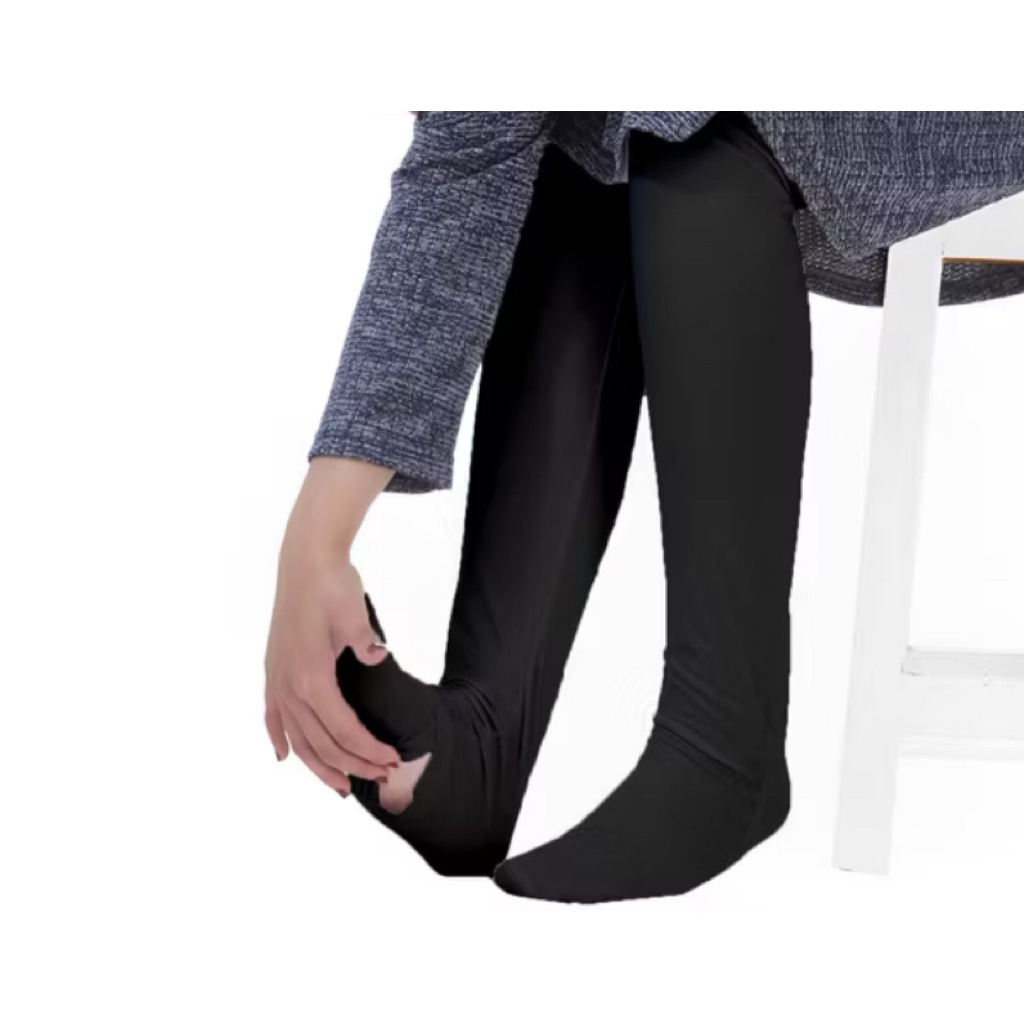 [FREE GIFT] PRELOVED LEGGING WUDHU HITAM WANITA CELANA LEJING