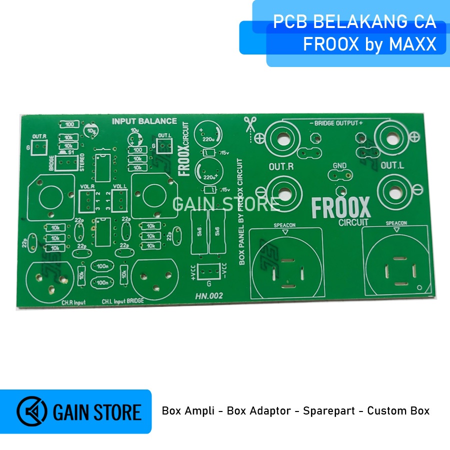 PCB Input Balance Panel Belakang BOX PANEL CA 20