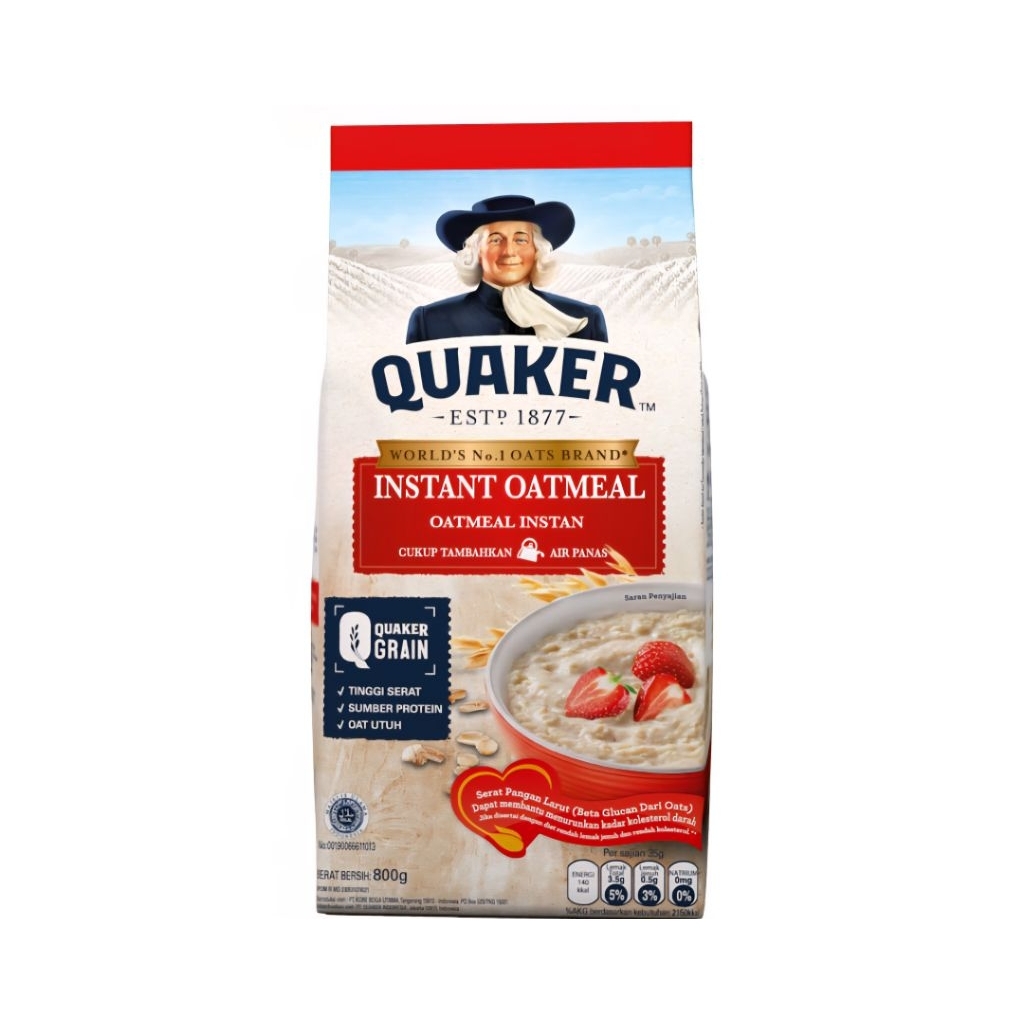 

Quaker Oat Instant 800g Pouch