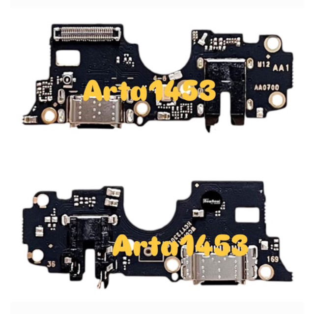 KONEKTOR HEADSET CONECTOR JACK AUDIO MIC PCB BAWAH OPPO A54 OPPO A16 2021 CPH2269 ORI